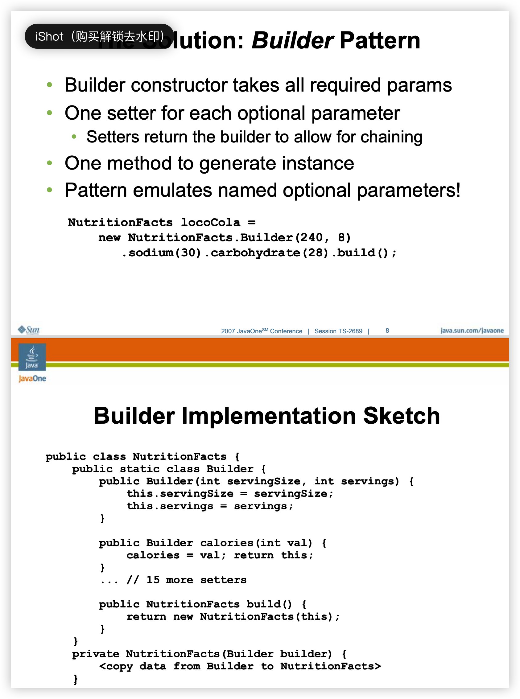 Builder Pattern